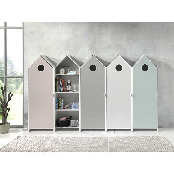 Detská skriňa Casami - šedá