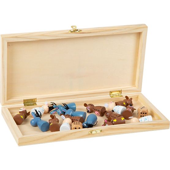 Detská spoločenská hra Človeče nehnevaj sa - zvieratká