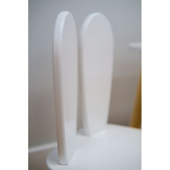 Detská stolička - Ušká - biela