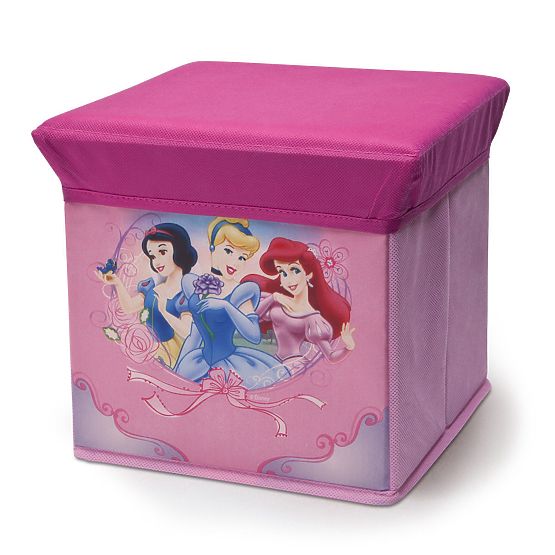 Detská taburetka s úložným priestorom Princess