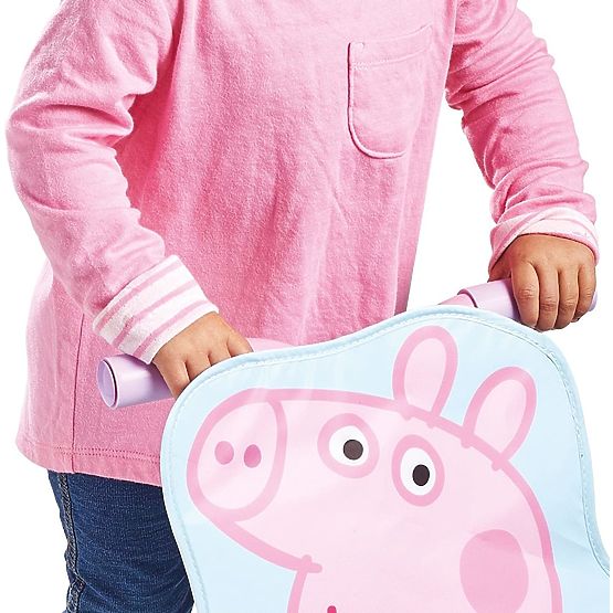 Detská trampolína s madlom - Prasiatko Peppa