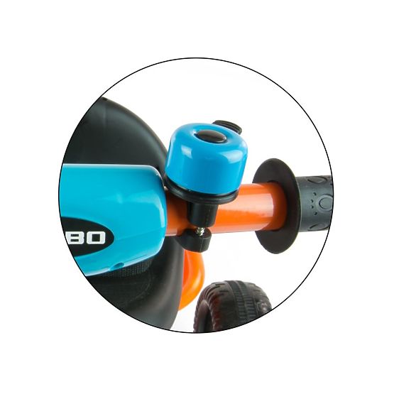 Detská trojkolka Milly Mally Boby TURBO red Červená