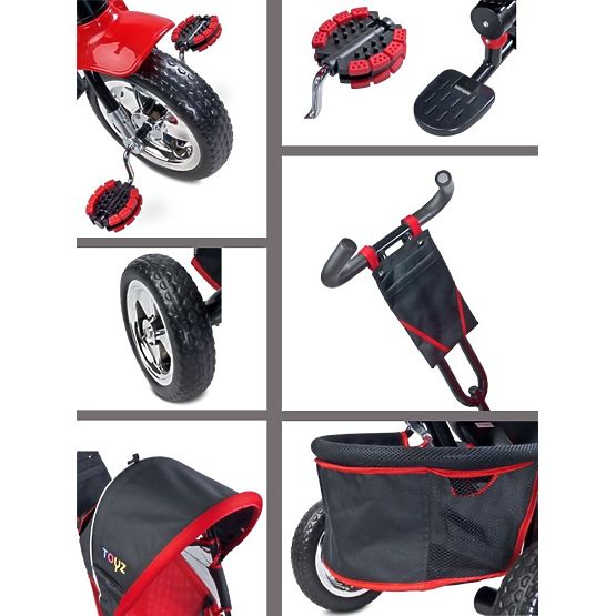 Detská trojkolka Toyz Timmy red 2017 Červená