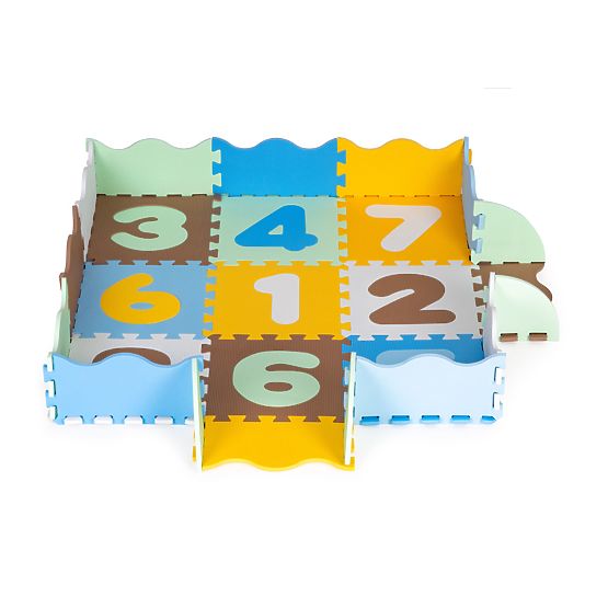 Detská vzdelávacia penová podložka - puzzle čísla