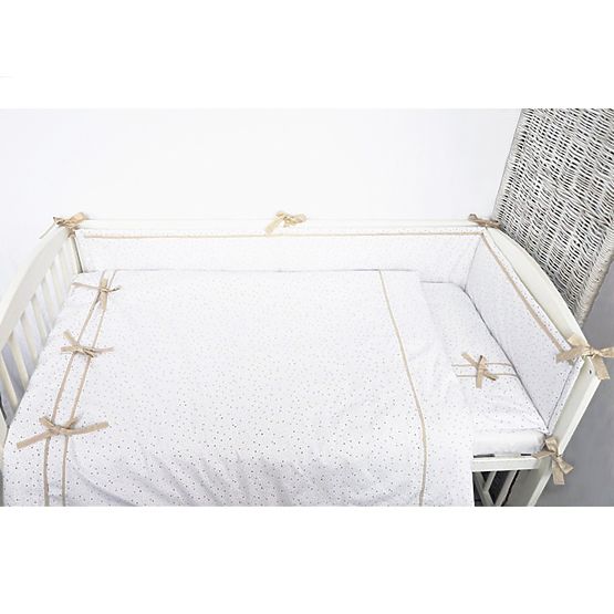 Detské 2-dielne obliečky MINI-MINI - béžové