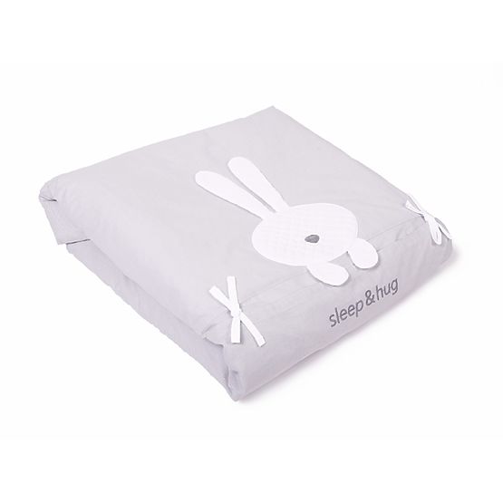 Detské 2-dielne obliečky sleep & hug - šedé