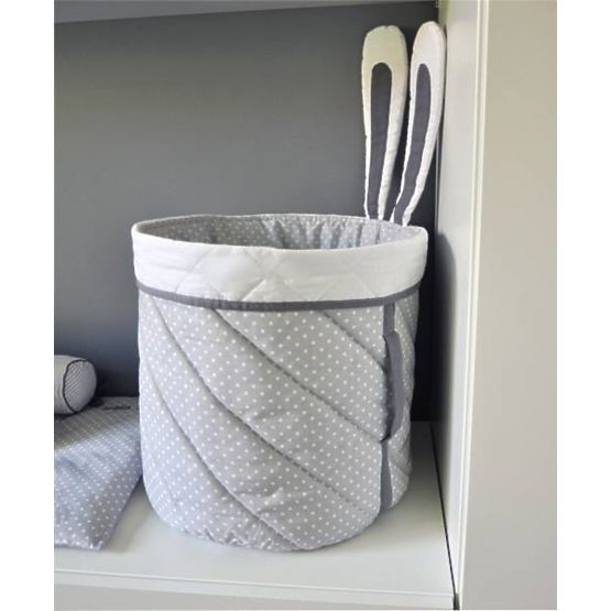 Detské 3-dielne obliečky - zajačik - sivé