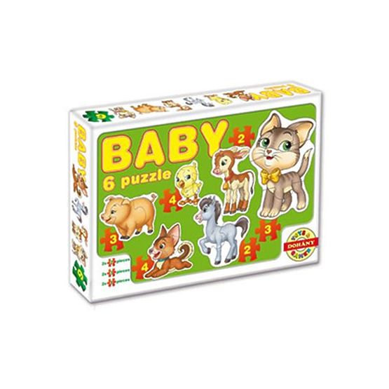 Detské Baby puzzle Zelená