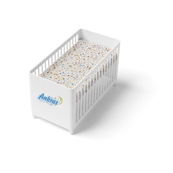 Detské bavlnené prestieradlo - letná lúka