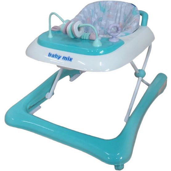 Detské chodítko Baby Mix 2v1 mätové Zelená