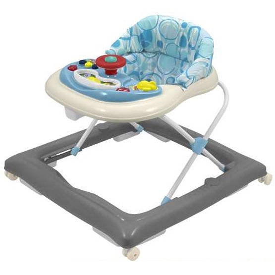 Detské chodítko Baby Mix  grey-cream Sivá