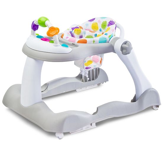 Detské chodítko Footsie 2v1 Toyz Sivá
