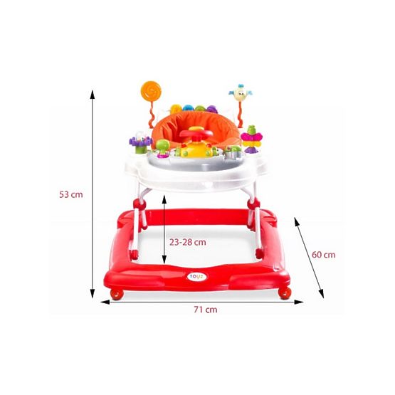 Detské chodítko Toyz Stepp red Červená
