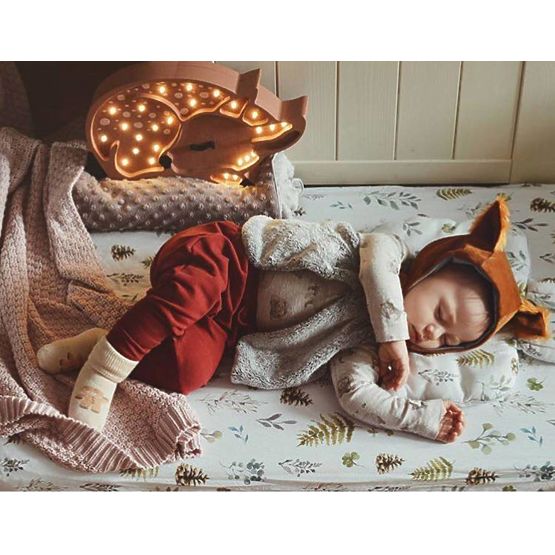 Detské drevené svietidlo Srnka