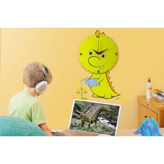 Detské hodiny - nezbedný dráčik