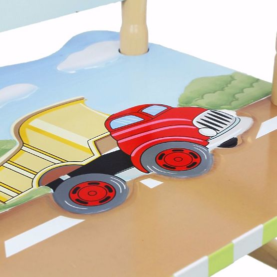 Detské hojdacie kreslo Dopravné prostriedky