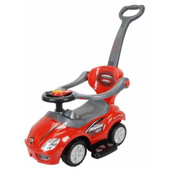 Detské hrajúce Jezdítko 3v1 Baby Mix red Červená