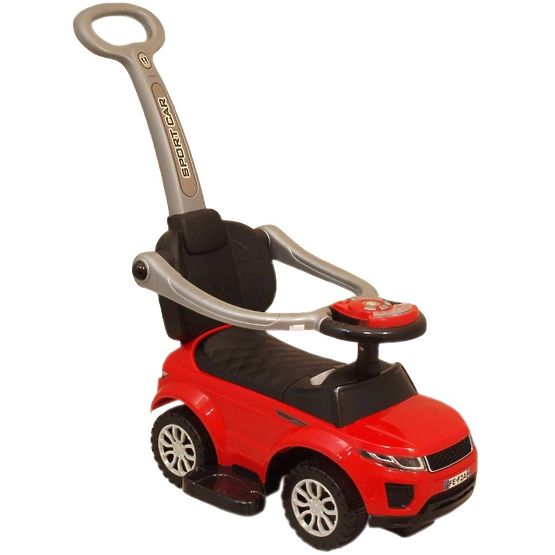 Detské hrajúce vozítko 3v1 Baby Mix červené
