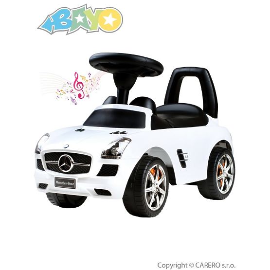 Detské jazdítko-odrážadlo Bayo Mercedes-Benz white Biela