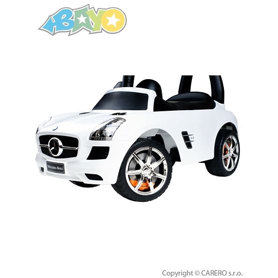 Detské jazdítko-odrážadlo Bayo Mercedes-Benz white Biela