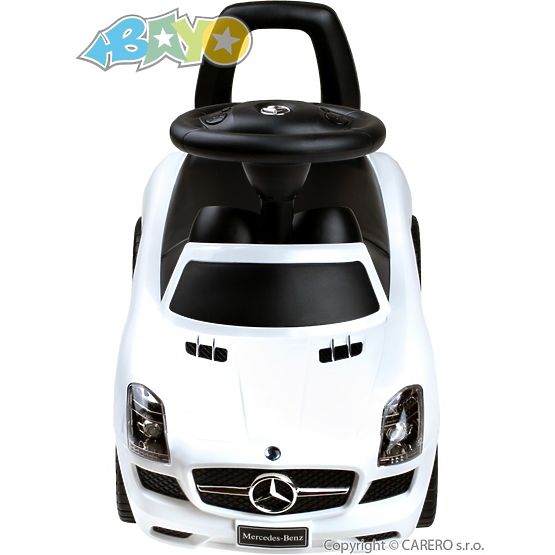 Detské jazdítko-odrážadlo Bayo Mercedes-Benz white Biela
