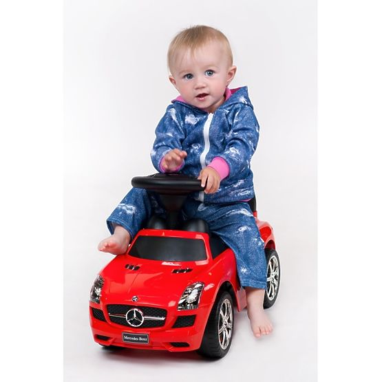 Detské jazdítko-odrážadlo Bayo Mercedes-Benz white Biela