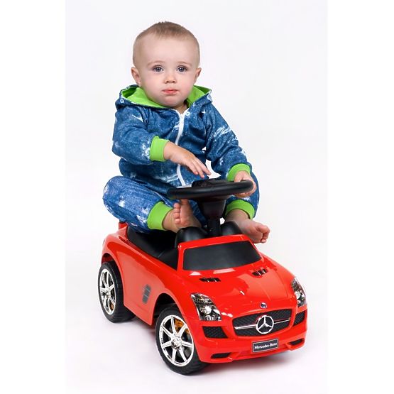 Detské jazdítko-odrážadlo Bayo Mercedes-Benz white Biela
