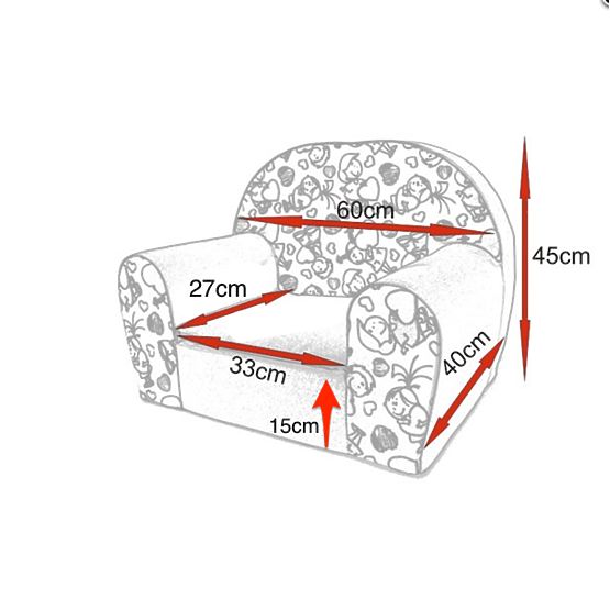 Detské kresielko - futbal