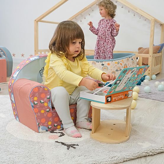 Detské kresielko Unicorn - ružové