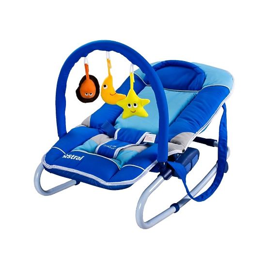 Detské lehátko CARETERO Astral blue Modrá