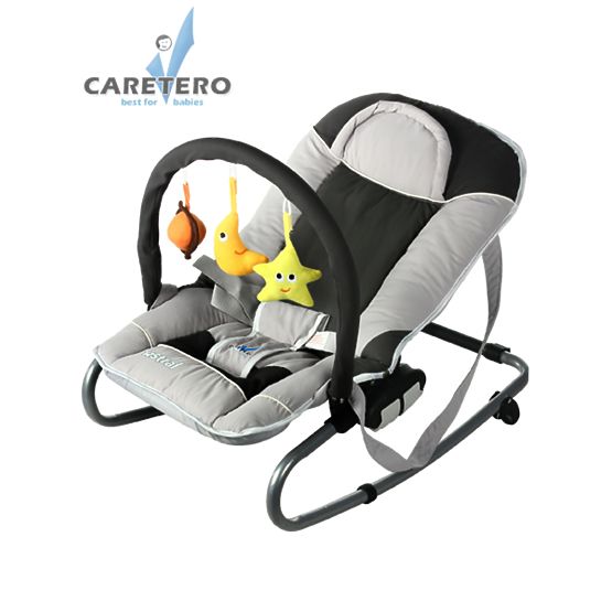 Detské lehátko CARETERO Astral grey Sivá