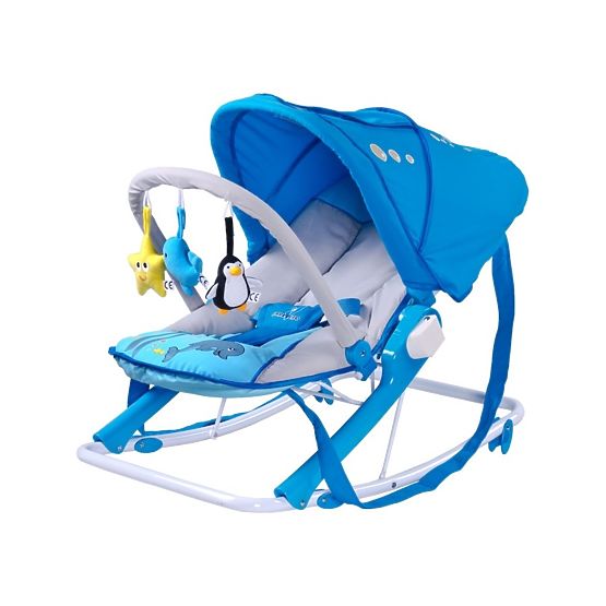 Detské ležadlo CARETERO Aqua blue Modrá