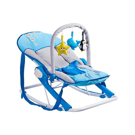 Detské ležadlo CARETERO Aqua blue Modrá