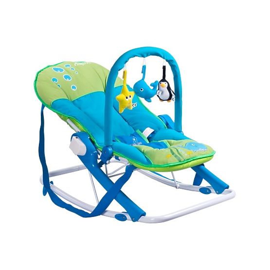 Detské ležadlo CARETERO Aqua green Zelená