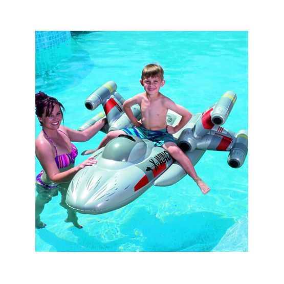 Detské nafukovacie lietadlo do vody Bestway Star Wars Strieborná