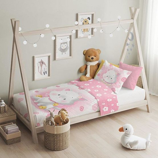 Detské obliečky 135x100 cm + 60x40 cm Mačiatko