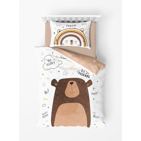Detské obliečky 140x200 cm + 70x90 cm Medvedík