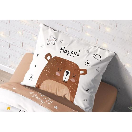 Detské obliečky 140x200 cm + 70x90 cm Medvedík