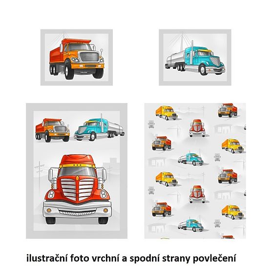 Detské obliečky Matějovský - nákladiaky