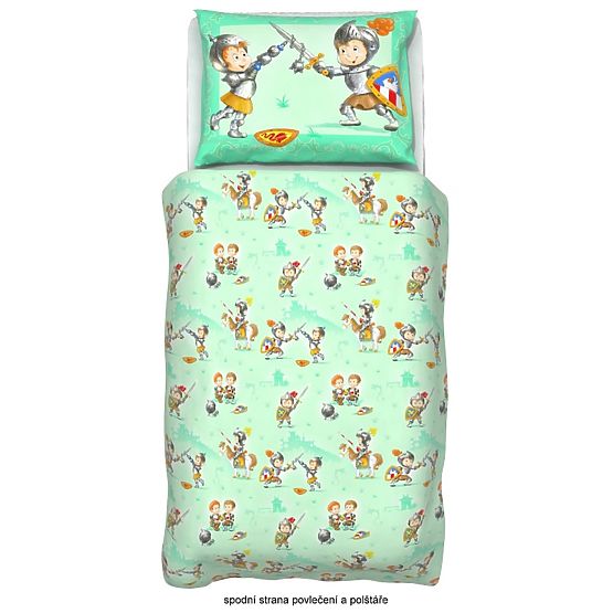 Detské obliečky - rytieri