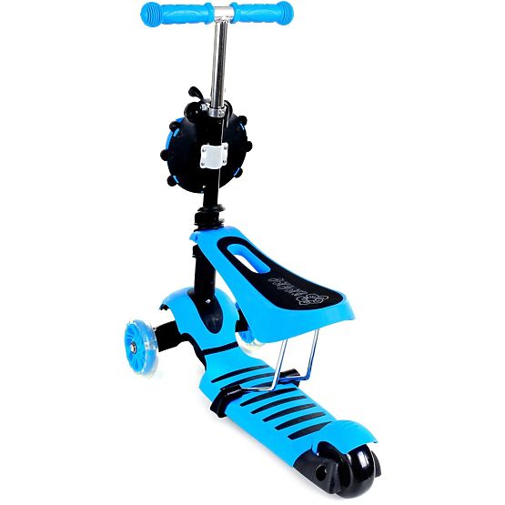 Detské odrážadlo a kolobežka Lienka - modré