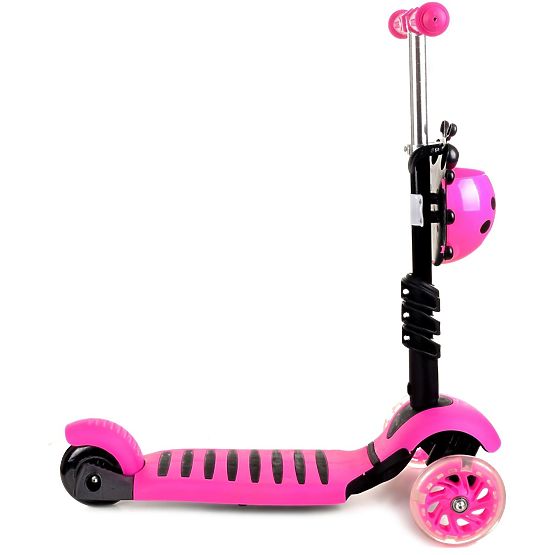 Detské odrážadlo a kolobežka Lienka - ružová