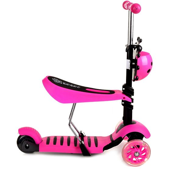 Detské odrážadlo a kolobežka Lienka - ružová