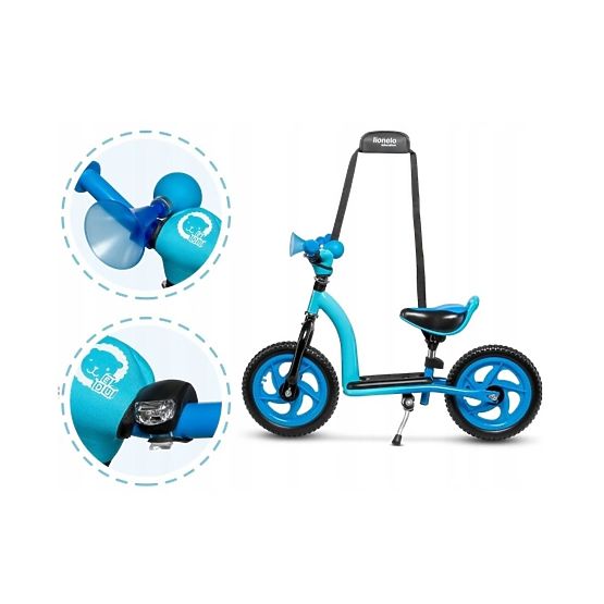 Detské odrážadlo a kolobežka LIONELO Roy - modré