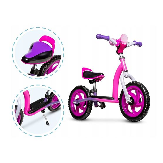 Detské odrážadlo a kolobežka LIONELO Roy - ružové