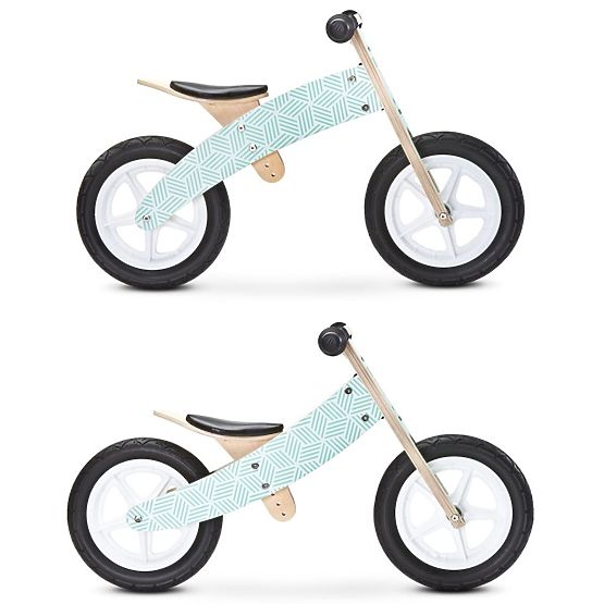 Detské odrážadlo bicykel Toyz  Woody mint Zelená