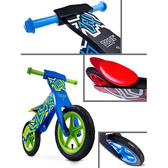 Detské odrážadlo bicykel Toyz Zap 2018 green Zelená