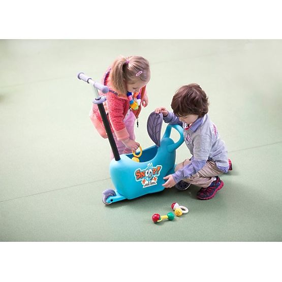 Detské odrážadlo s vodiacou tyčou Snoop 3v1 Milly Mally red Červená