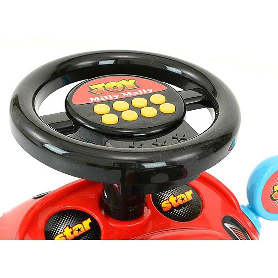 Detské odrážadlo so zvukom Milly Mally JOY blue Modrá