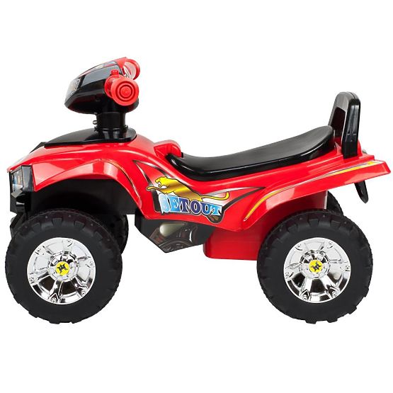 Detské odrážadlo so zvukom Štvorkolka Bayo red Červená